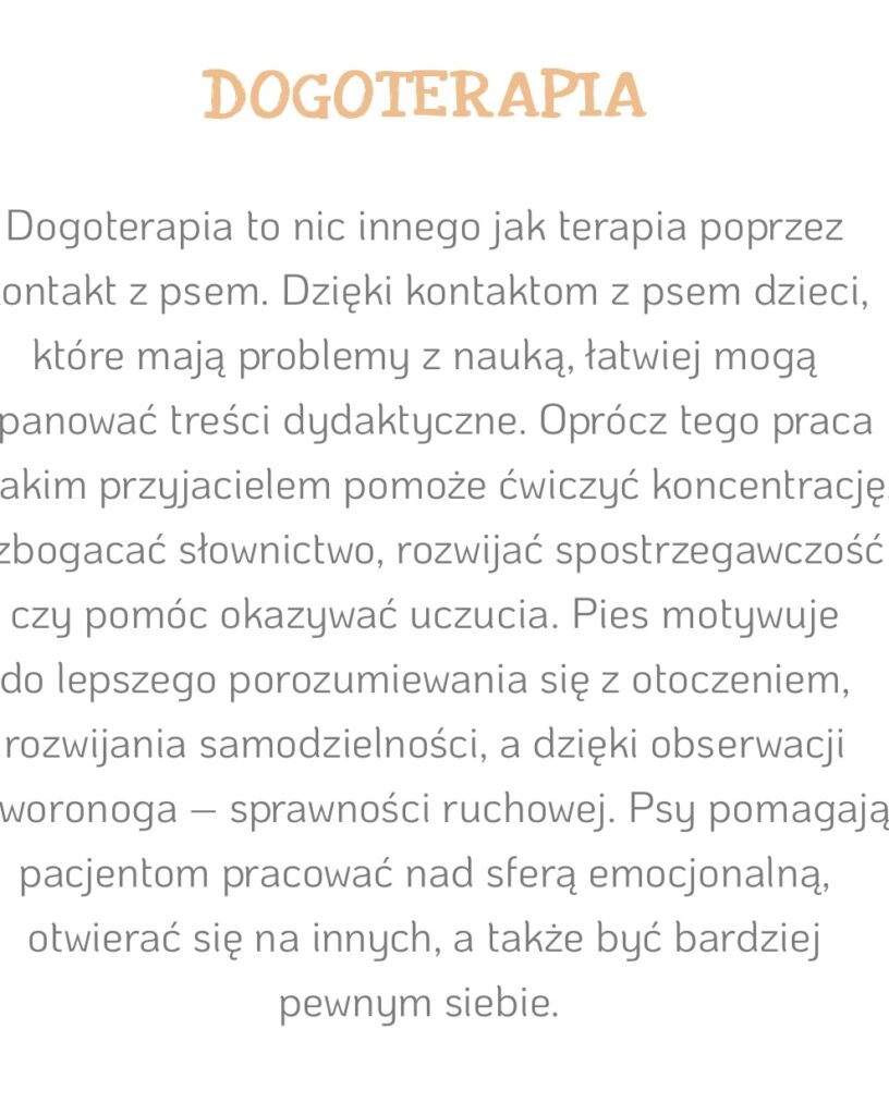 żłobek śpiewające brzdące dogoterapia